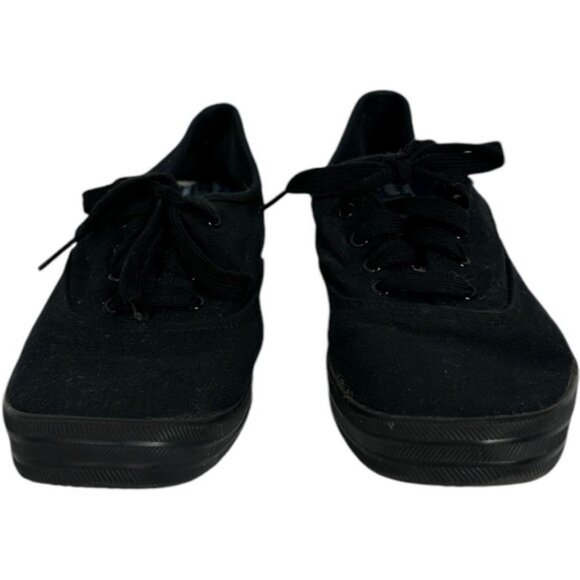 Keds Champion Black Canvas Shoes Womens Size 7 Low Sneakers WF24700 Minimalist - Picture 8 of 9